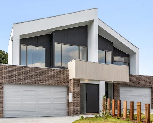 Townhouses Box Hill South front facade